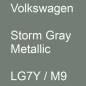 Preview: Volkswagen, Storm Gray Metallic, LG7Y / M9.